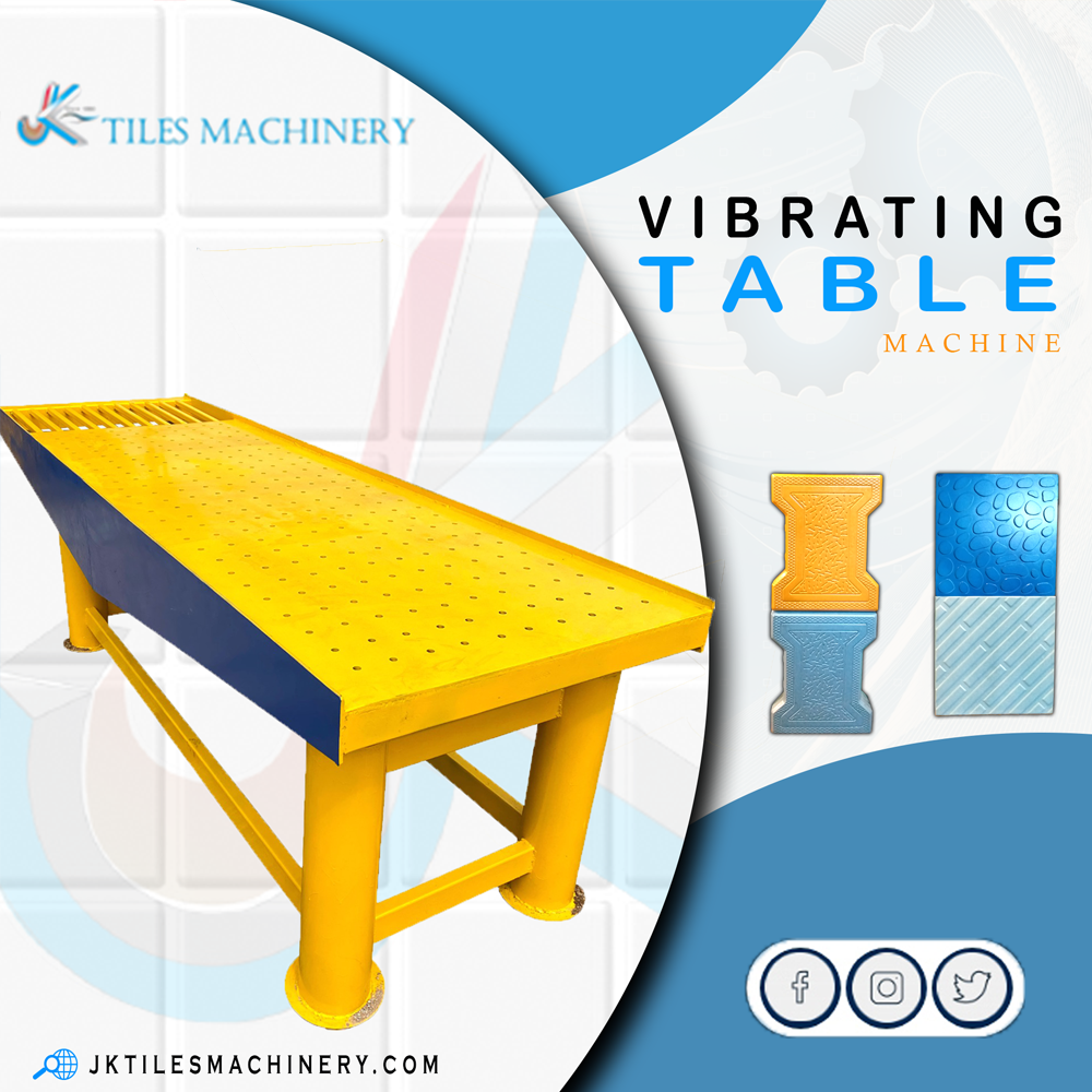 Paver Block Vibrating  Table
